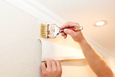 Pose de papier peint à Seigy — revêtements muraux et toiles de verre